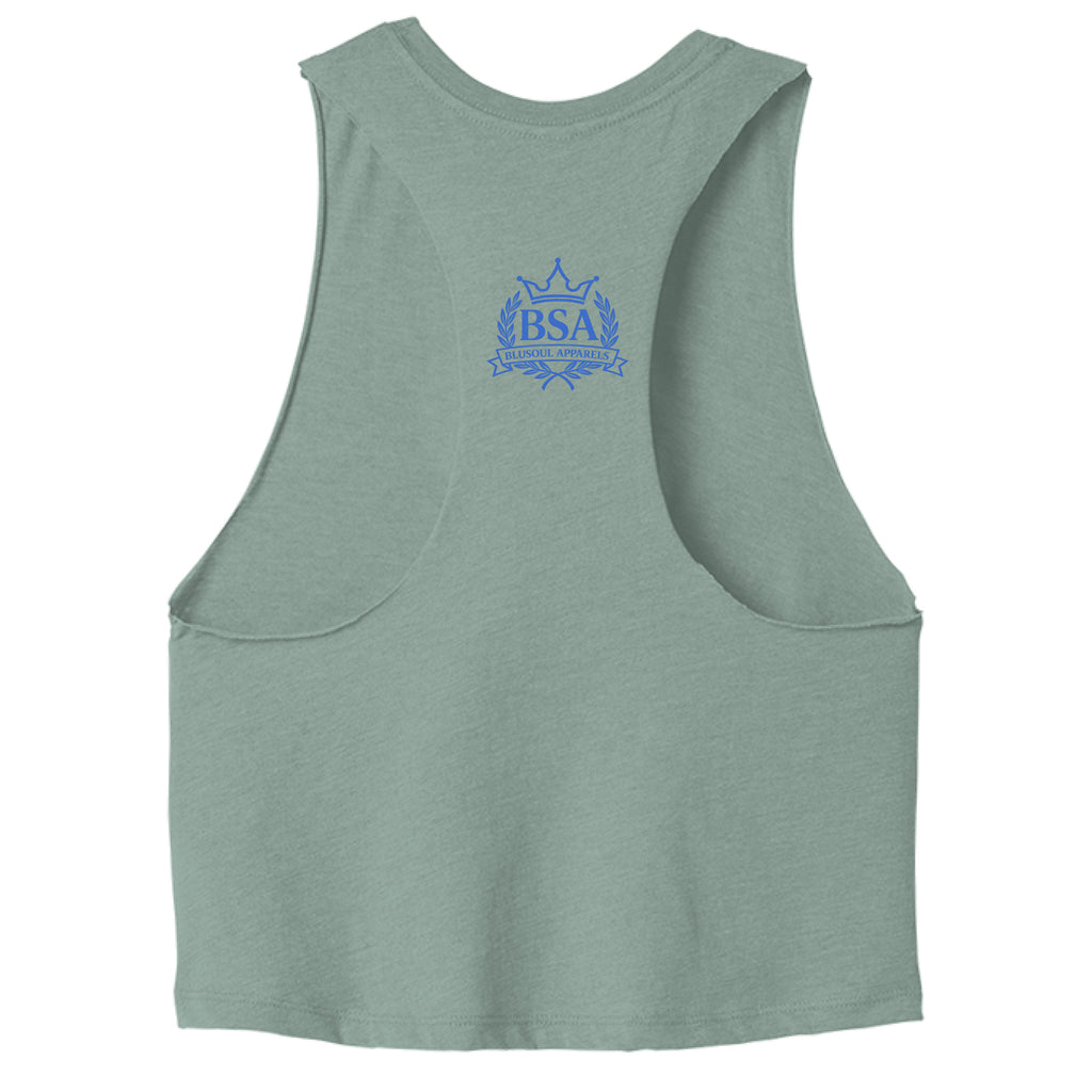 Heather Dusty Blue - BACK