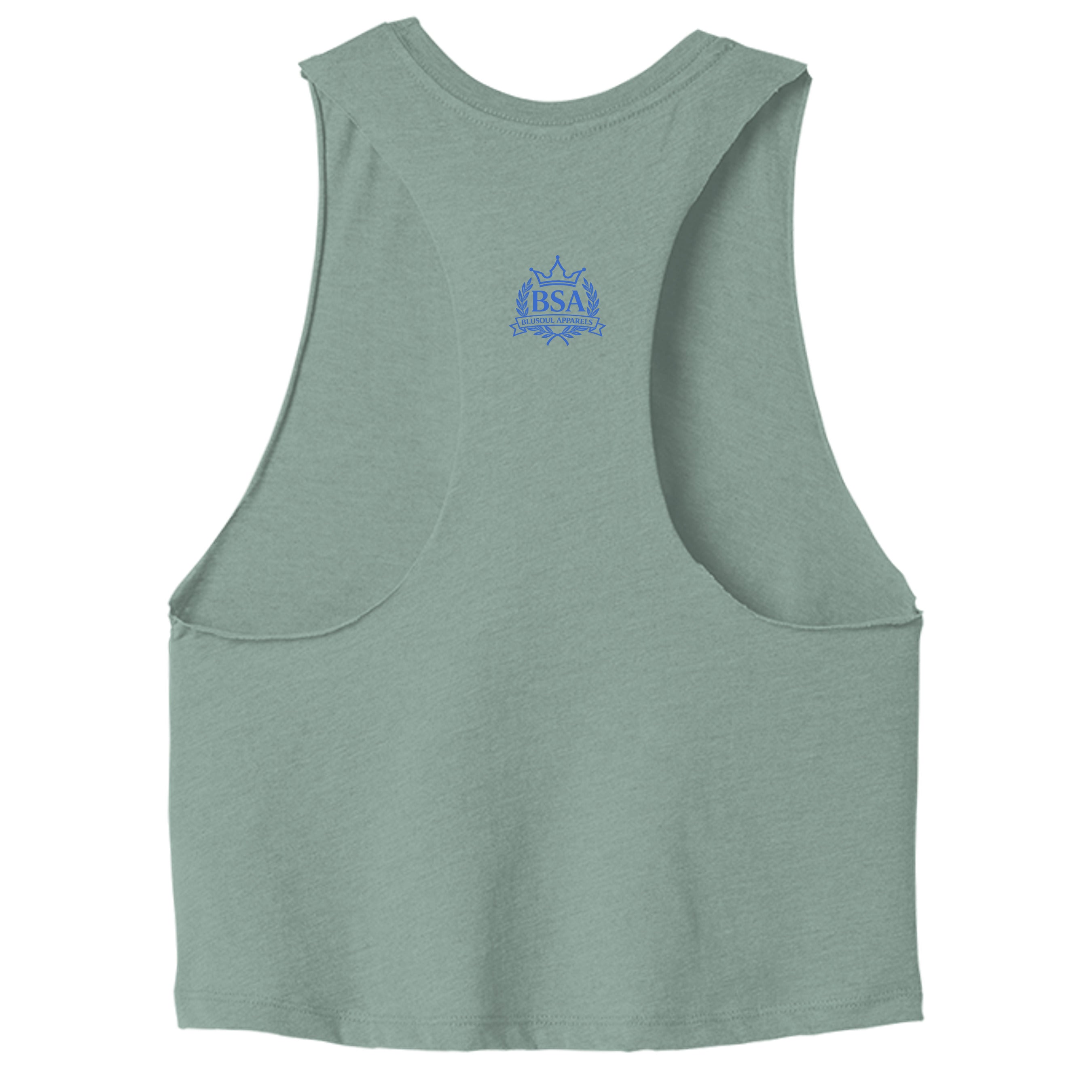 Heather Dusty Blue - 6682 - BACK