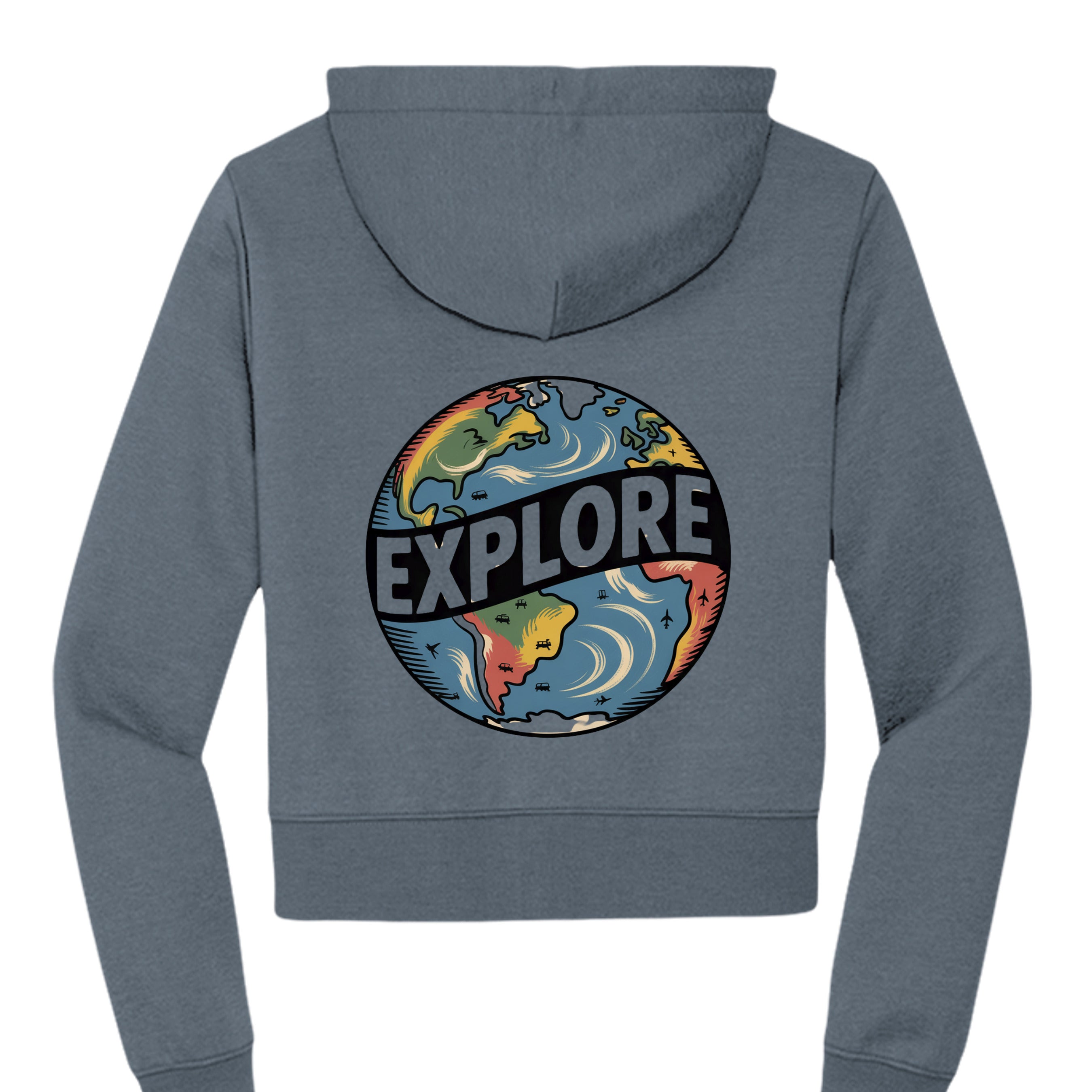 Flint Blue Heather - DT6103 - BACK