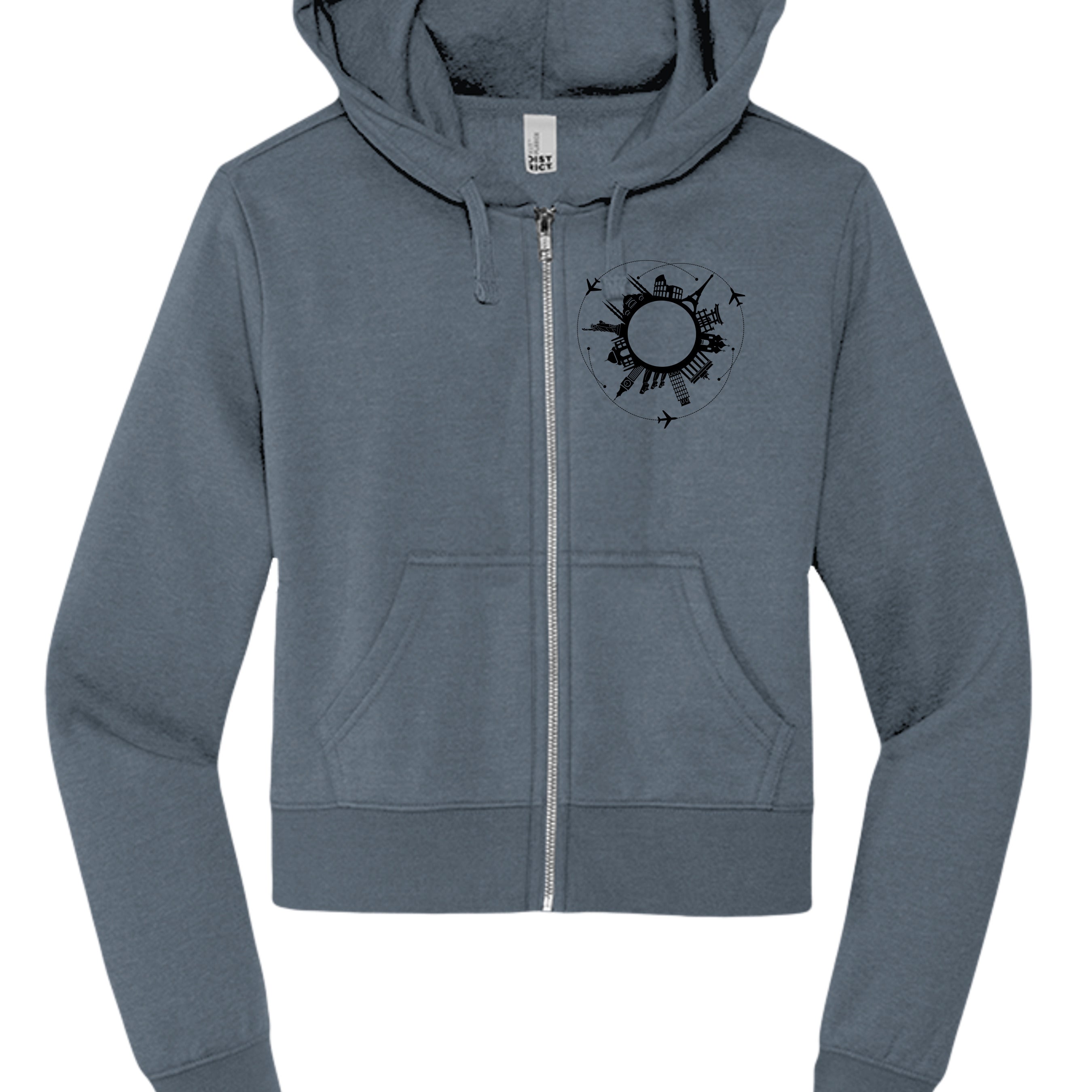 Flint Blue Heather - DT6103 - FRONT