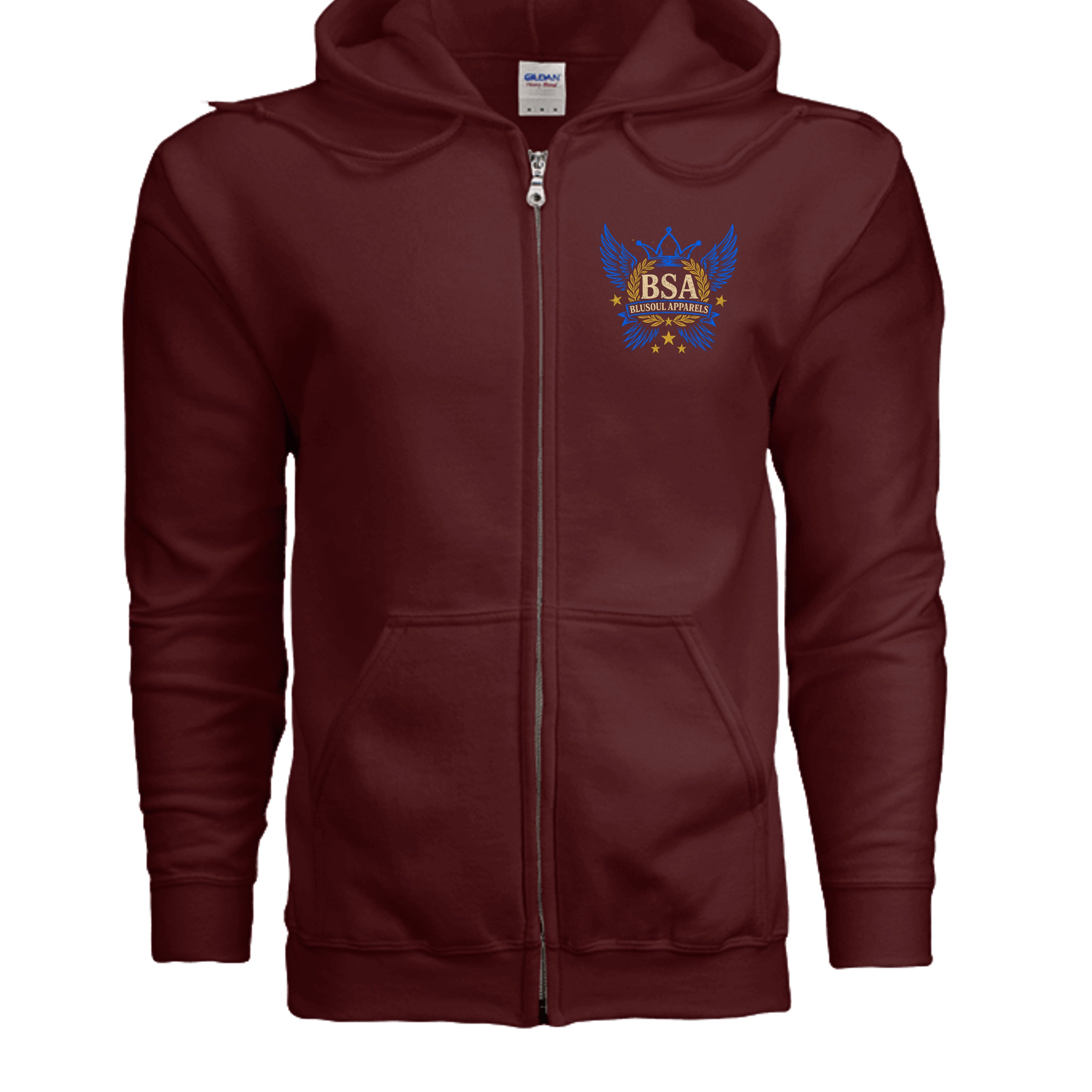 MAROON - G186 - FRONT