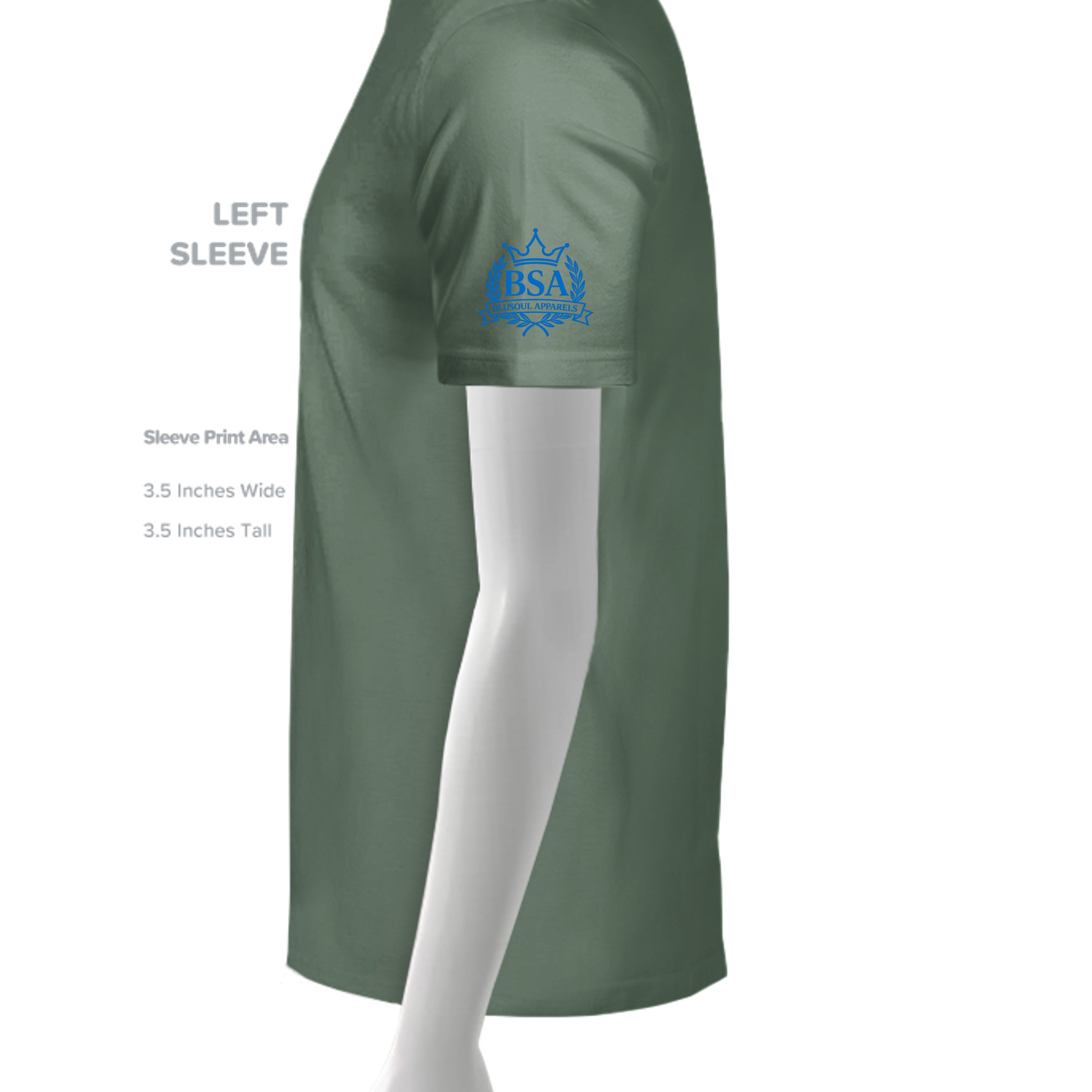 Military Green - 3000 - SLEEVE_LEFT