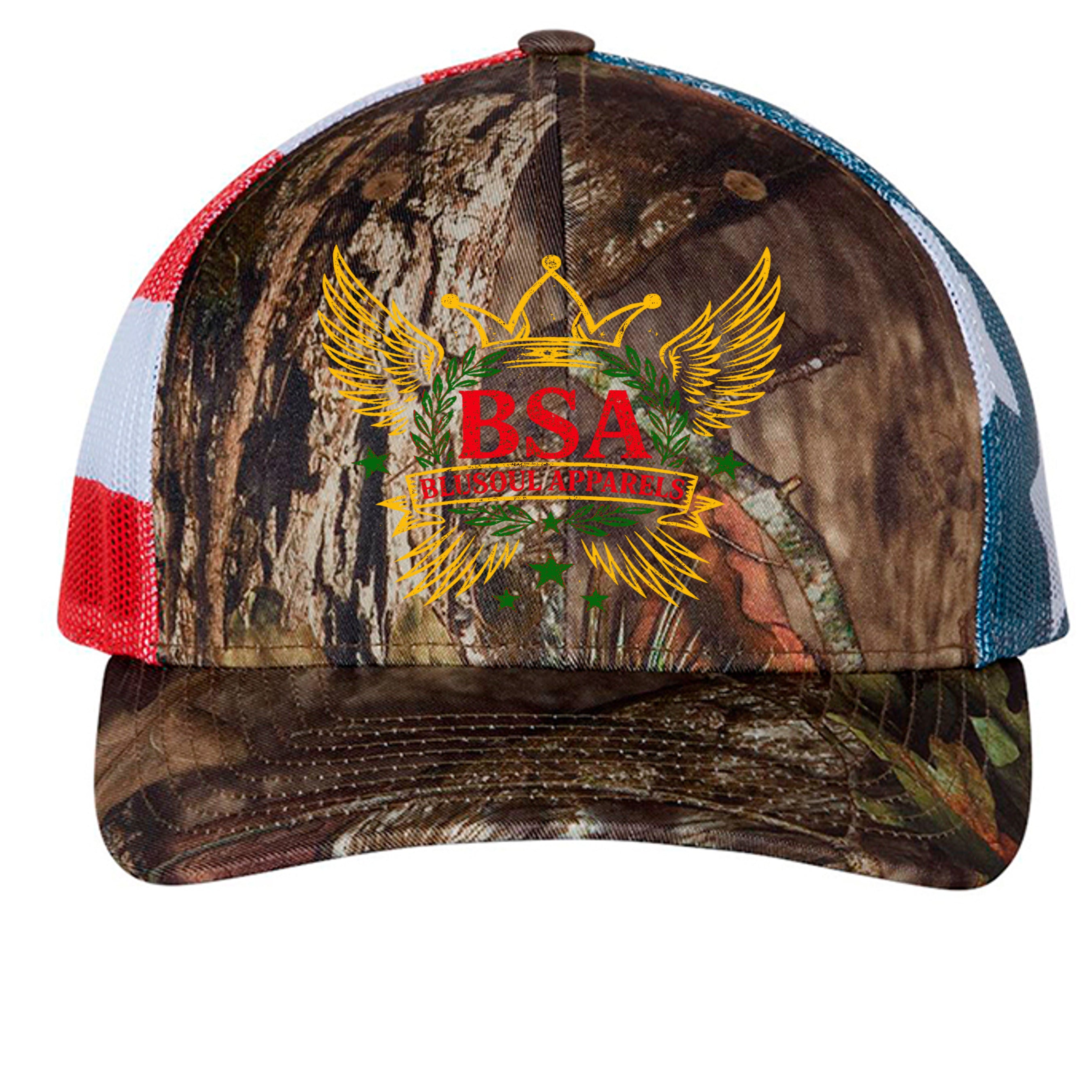 Mossy Oak Break-Up Country/ Stars & Stripes - 112PM - FRONT