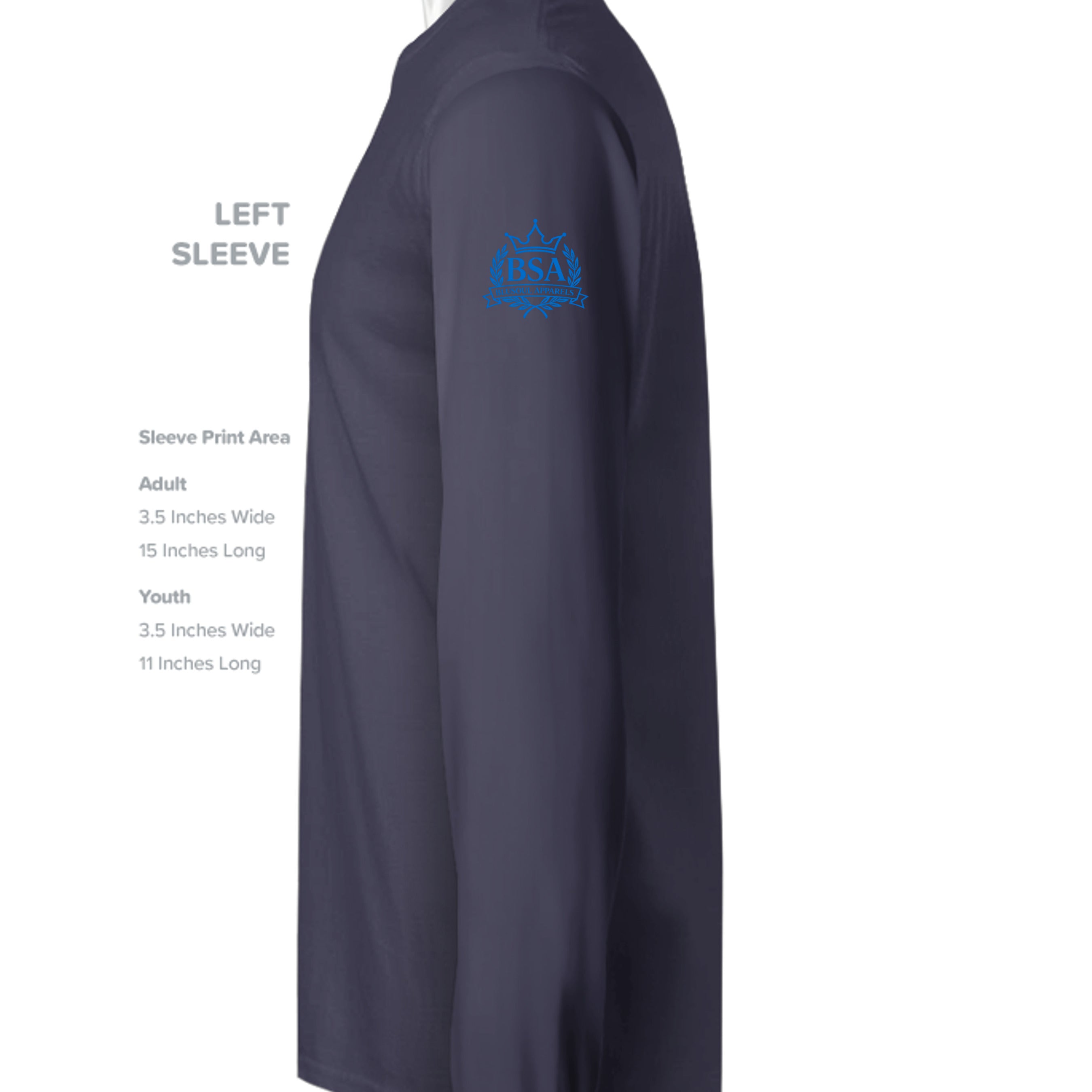 True Navy - ST358 - SLEEVE_LEFT