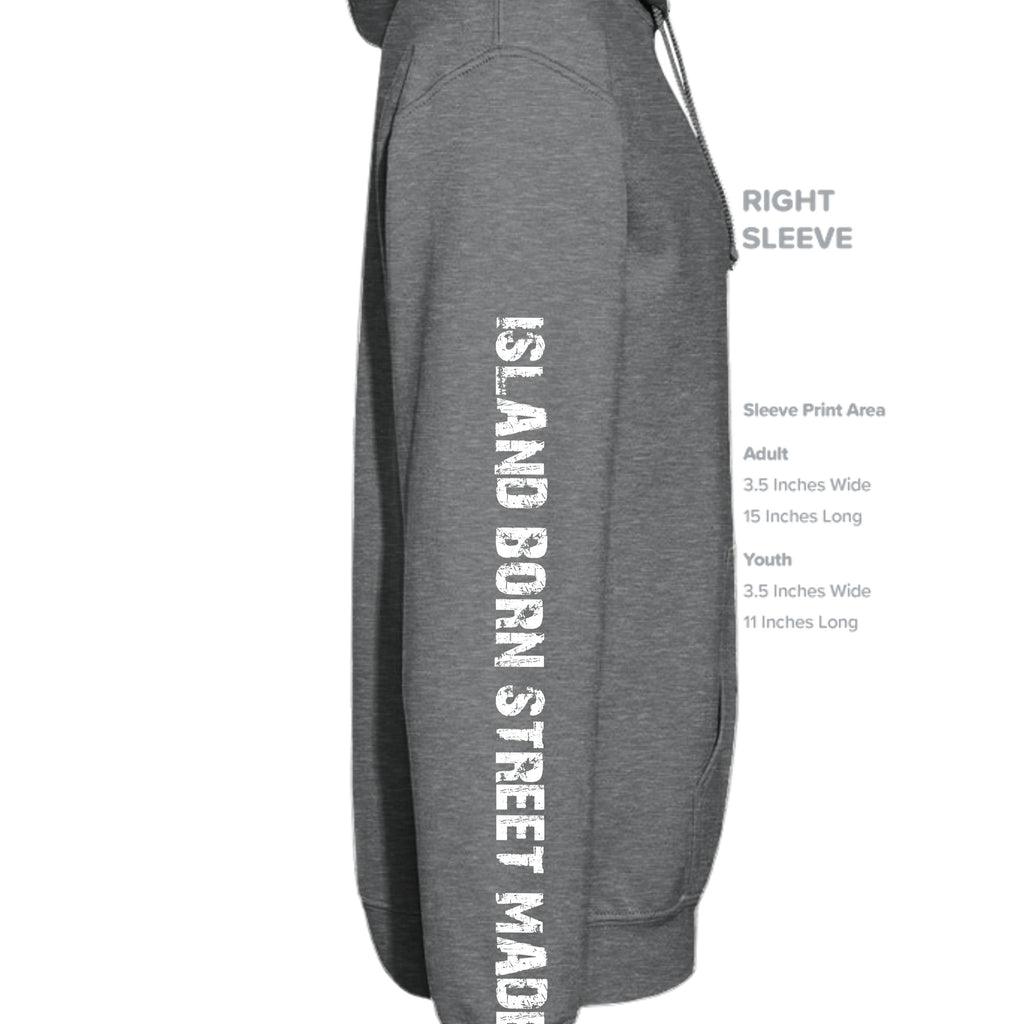 Fan Charcoal Heather - G185 - SLEEVE_RIGHT