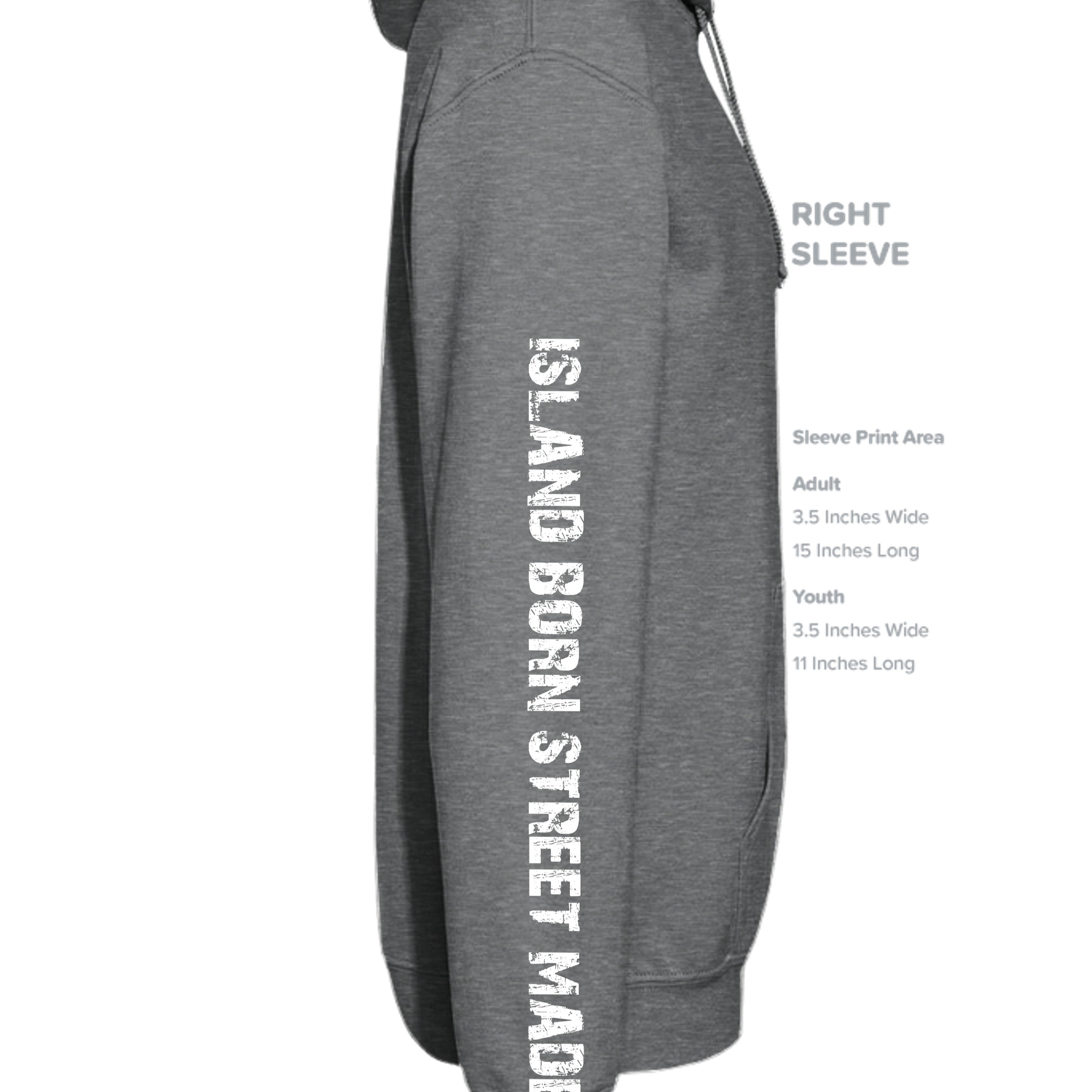 Fan Charcoal Heather - G185 - SLEEVE_RIGHT